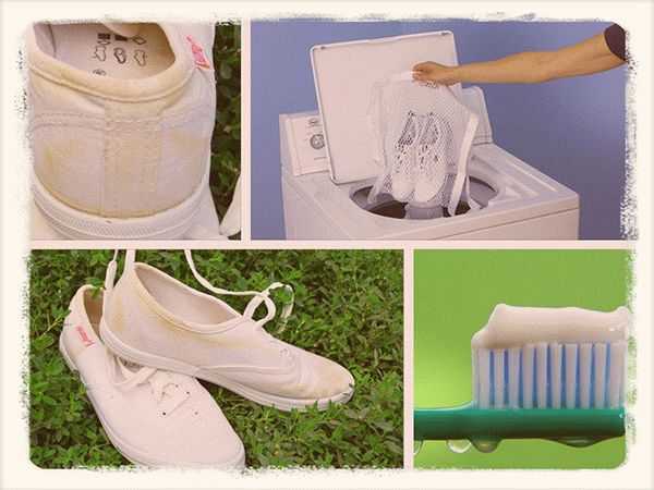 Как отбелить белые кроссовки