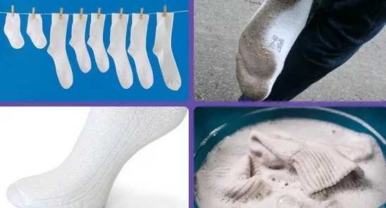 Как белые носки отстирать в домашних условиях от грязи и черной подошвы до белоснежности: можно ли стирать с черными, в стиральной машине, как легко отбелить?