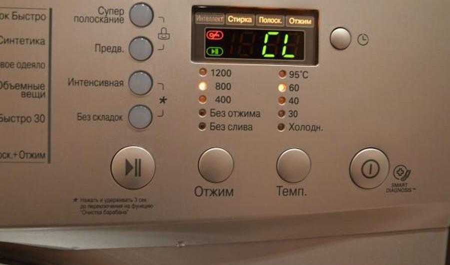                коды ошибок стиральных машин