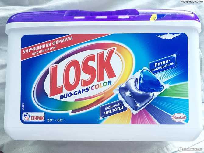 Стиральный порошок losk (лоск): описание