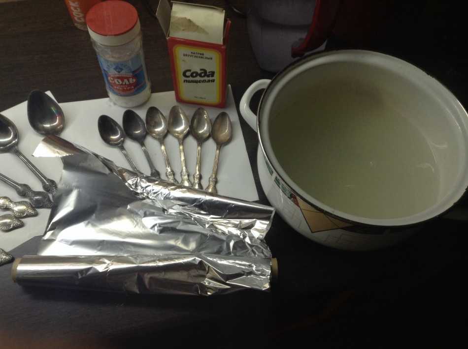 Как почистить мельхиоровую посуду — priborka