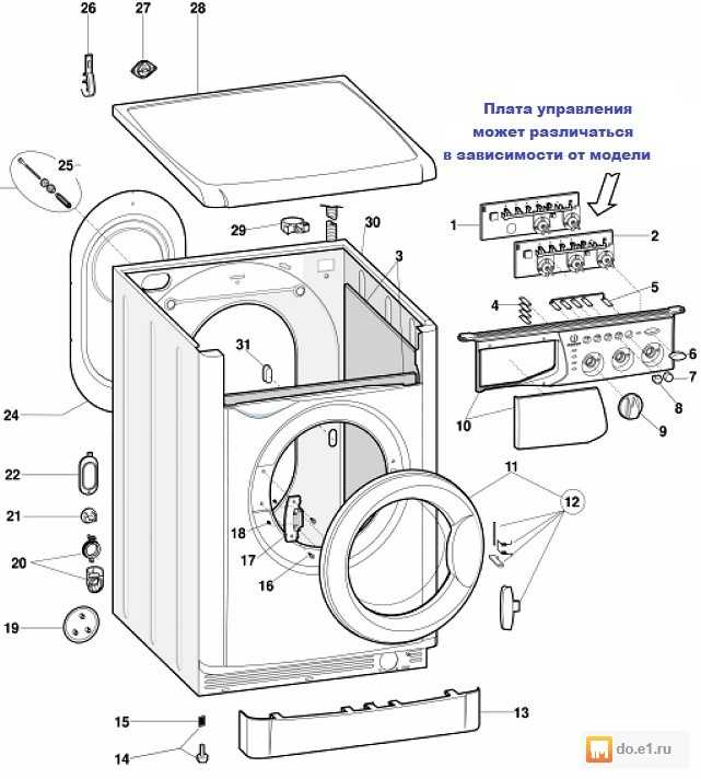 Подетальное устройство стиральной машины lg с назначением узлов и их описанием