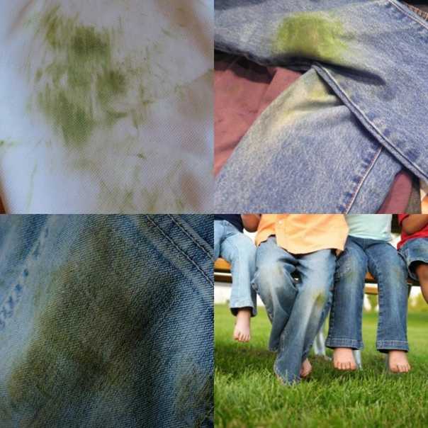 Как отстирать траву с джинсов, описание средств и полезные советы
