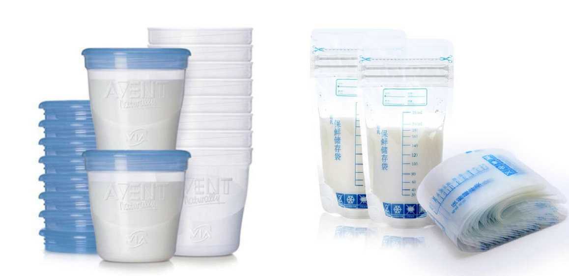 Пакеты для заморозки грудного молока, контейнеры для хранения и другие емкости: обзор марок