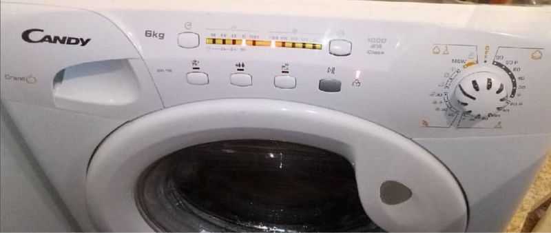 Ошибка e16 в стиральной машине candy
