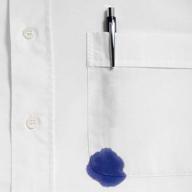 Чем отстирать чернила от ручки с одежды: обзор средств