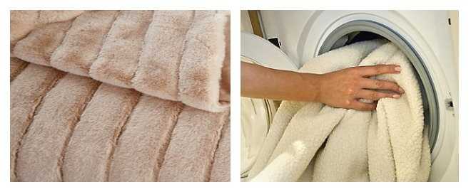 Как стирать плед (из полиэстера, флисовый, плюшевый, с длинным ворсом и т.д.): можно ли в стиральной машине-автомат, правила стирки руками