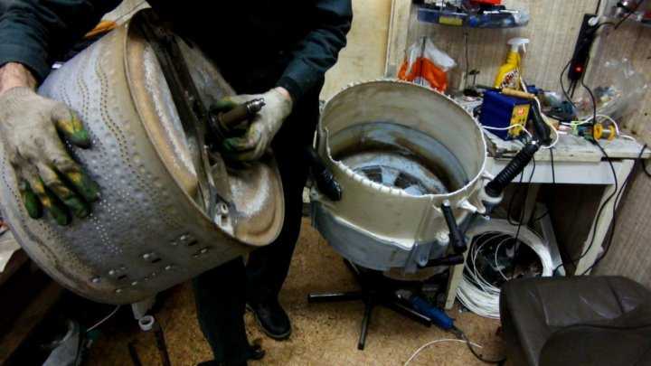 Как снять барабан на стиральной машине: как вытащить и разобрать?