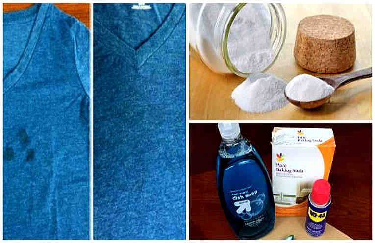 Как вывести старое жирное пятно с одежды в домашних условиях