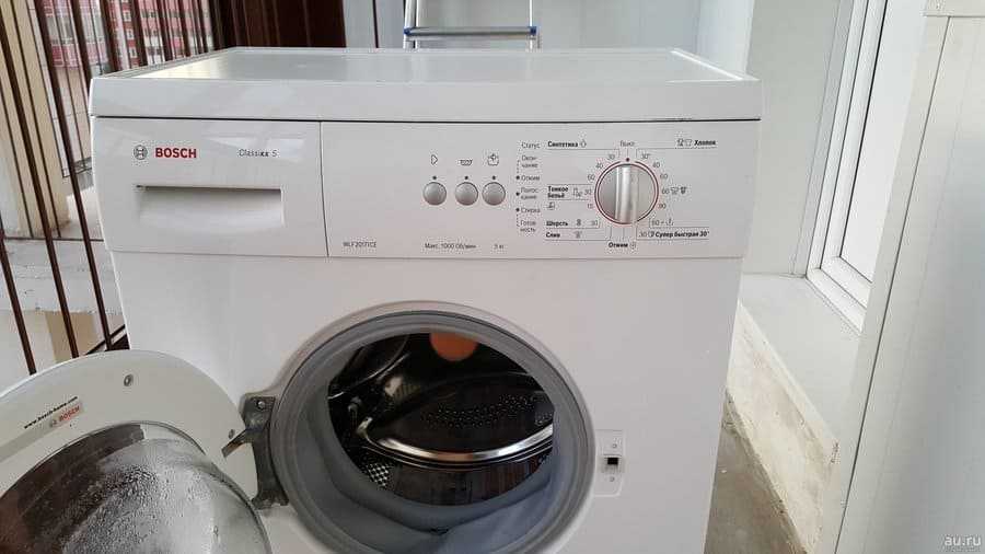 Как сбросить ошибку в стиральной машине бош