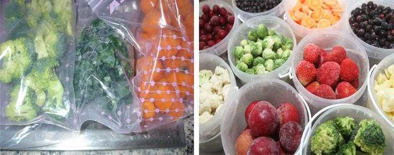 Какие овощи и фрукты можно замораживать в морозилке на зиму — как хранить в домашних условиях